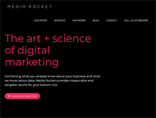Tablet Screenshot of mediarocket.co.za